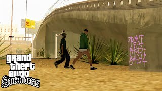 GTA San Andreas Mission Tagging Up Turf In Rainbomizer Mod | AR Gaming World