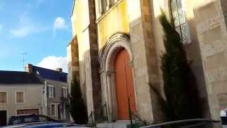 église Saint Béat.Rouessé-Vassé ( Sarthe ). France.