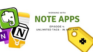 Using Your Notes App - the Power of TAGS 🏷️ in ANY app!