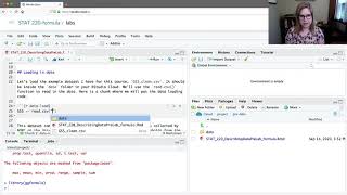 Describing data pre-lab (formula) video 1 of 1