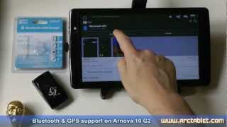 Bluetooth and GPS support on Arnova G2 tablets