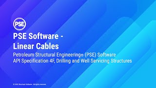 Linear Cables in Petroleum Structural Engineering® software