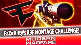 Noob Sniper attempts FaZe Kitty's K9F Sniping MONTAGE