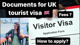 Documents for UK tourist visa 🇬🇧How to apply | #touristvisa