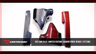 Red and Blue Limited Edition Carbon Fiber Intake Systems | by Unitronic