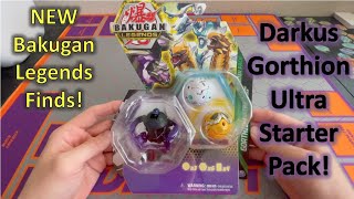 Bakugan Legends Darkus Gorthion Starter Pack! STRONG! with Haos Leonidas and Aurelus Viloch