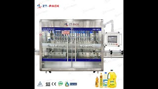 Oil product sunflower oil edible oil food oil piston filling machine. Bottle range:100ml-1000ml