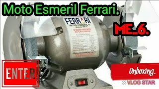 Unboxing Moto Esmeril Ferrari ME-6.(Veja antes de comprar 🤔)