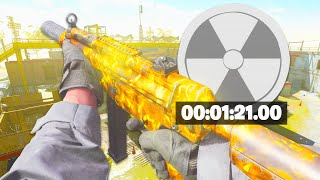 LA NUCLEAIRE LA PLUS RAPIDE sur MODERN WARFARE (81 SECONDES) ! (WORLD'S FASTEST NUKE on COD MW)