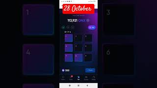 28 October onus tap tap daily code