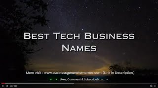 Best Tech Business Names | Business Name | Company Name | Store Name