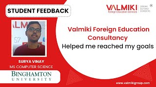 Student Testimonial | Valmiki Foreign Education Services