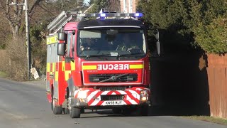 Suffolk Fire & Rescue Service - Haverhill WrT Responding 06-02-2023