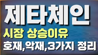 제타체인 시장 상승이유 호재,악재,3가지 정리