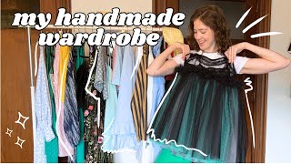 everything i made in my wardrobe (my own designs!) + how i style them // sewing/upcycling inspo