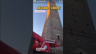 Crollo torre Garisenda: iniziano i lavori