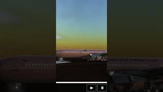 Garuda Indonesia A330-300 Landing #realflightsimulatorpro #realflighsimulator #a330 #shorts