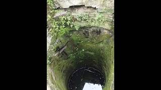 91 ft deep well in medieval castle - Conwy Castle - Wales