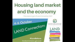 Land Connection 2021: Housing land market and the economy