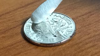 【Coin Polishing】$0.1 coin to mirror #2/Satisfying Video - 10 cent coin Polish