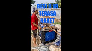 Dengan bending besi D 19 terasa karet