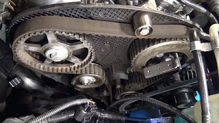 VW GOLF IV TDI Jakohihnan vaihto | Timing Belt Replacement