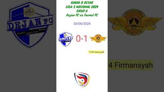 FT DEJAN FC DEPOK VS ADHYAKSA FARMEL FC TANGERANG LIGA 3 NASIONAL 2024 BABAK 8 BESAR