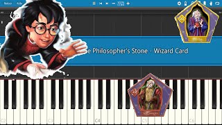 Harry Potter and the Philosopher's Stone PS1 -Wizard Card |  EASY PIANO TUTORIAL