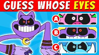 👀🤔Guess the Smiling Critters by EYES + VOICE  | Quiz Poppy Playtime Chapter 3