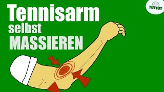 Selbstmassage -Unterarm