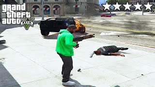 GTA 5 LOS SANTOS FIVE STAR COP BATTLE CRAZY RAMPAGE