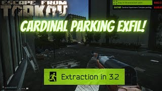 Cardinal Apartment Complex parking Scav Extract on Streets of tarkov NEW Escape From Tarkov Guide