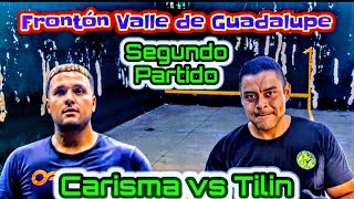 Mano a mano Carisma vs Tilin Frontón Valle de Guadalupe primer partido