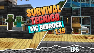 Por fin tengo a mis ALDEANOS ordenados 😰 Survival Técnico 1.19 🔥 #6