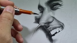 Pencil SHADING! Realistic Charcoal Portrait Drawing Tutorial