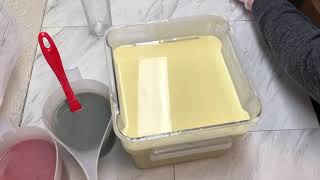 Making and Cutting a Wedding Favor Soap