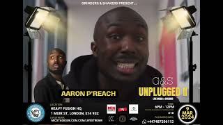 Aaron P'Reach -  Live on stage at the "Grinders and Shakers Unplugged II" March 9th, 2024!