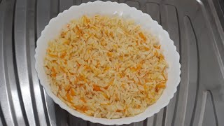 ARROZ COM CENOURA SOLTINHO FÁCIL E RÁPIDO