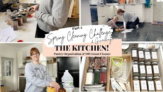 *NEW* PANTRY ORGANIZATION & DIY GROUT CLEANING | SPRING CLEANING CHALLENGE & GIVEAWAY PART 2