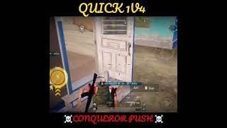 ANDREW TATE - QUICK 1V4 IN CONQUEROR LOBBY | IQOOZ5 | BGMI |