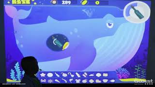 Indoor Playground Interactive  Education Game -Gooest Whale's Treasure