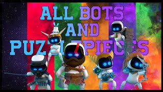 Astro Bot - 100% All Bots, Lost Galaxies & Puzzlepieces (Gorilla, Tentacle, Serpent, Camo, Feather)