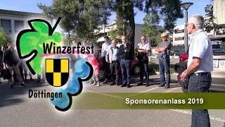 Winzerfest Döttingen 2019 - Sponsorenanlass