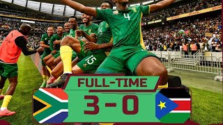 Highlights | Bafana Bafana 3-0 South Sudan #afcon2025morocco #southafricanfootballclub  #hugobroos