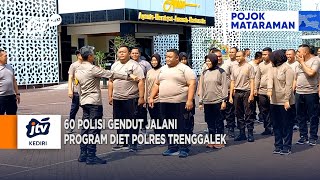 TRENGGALEK - 60 Polisi Gendut Jalani Program Diet Polres Trenggalek