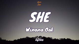 🎧 Winona Oak - SHE (Stripped) |  Lyric video