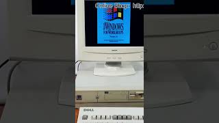 ✅Retro PC: WOW loading Windows 3.11 Intel 33MHz computer✅#vintagecomputer #retrogaming  #retropc