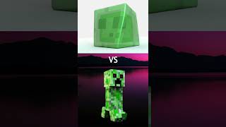 Slime VS All Dangerous Mobs In Minecraft... #minecraftmob #herobrine #minecraft #gaming