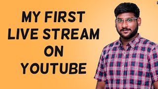 🔴 MY FIRST LIVE STREAM ON YOUTUBE🔥🔥 | Kowshik  Chowdary Live Stream | My First Live Video