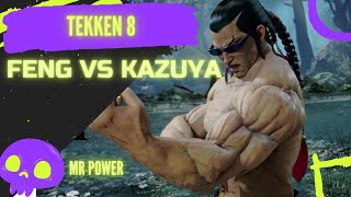 💀FENG WEI vs KAZUYA💀 RANKED ONLINE TEKKEN 8- GAMEPLAY ITA [60FPS]